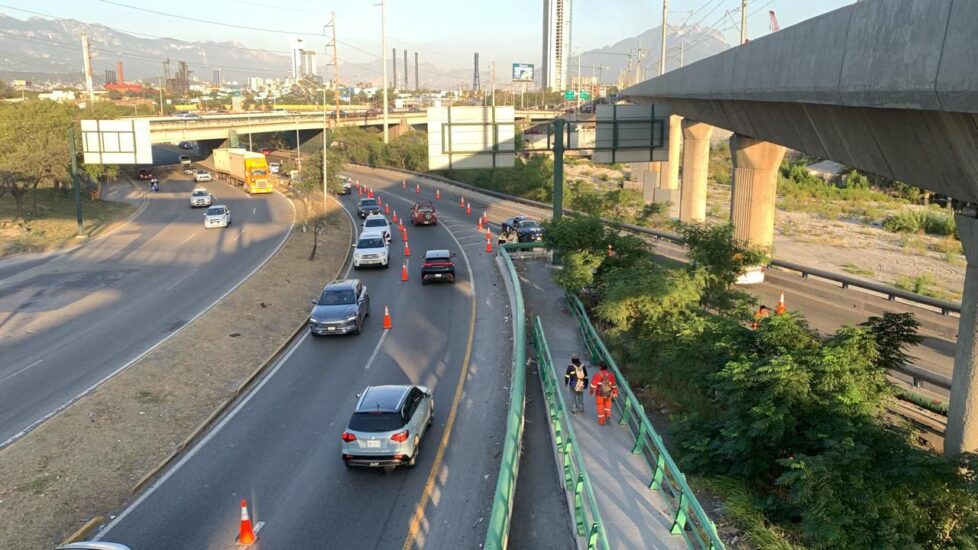 Los carriles reversibles en Monterrey estarán fuera de servicio el próximo lunes 16 de marzo, según el Gobierno local.