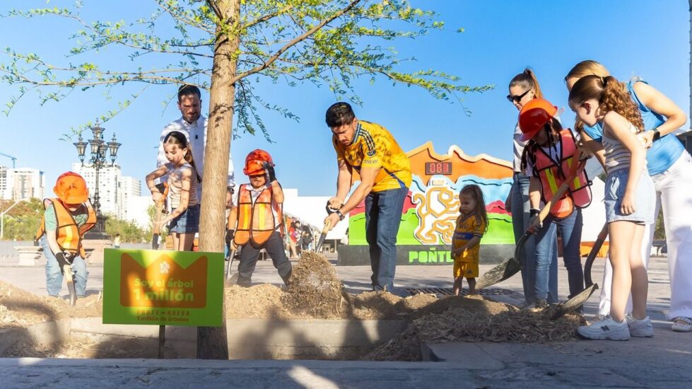 Nuevo León logra plantar un millón de árboles para el futuro verde