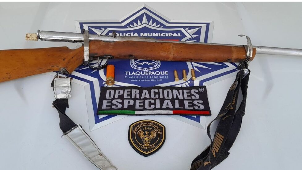 Un hombre de 53 años fue arrestado en Tlaquepaque tras ser sorprendido con un arma de fabricación artesanal.