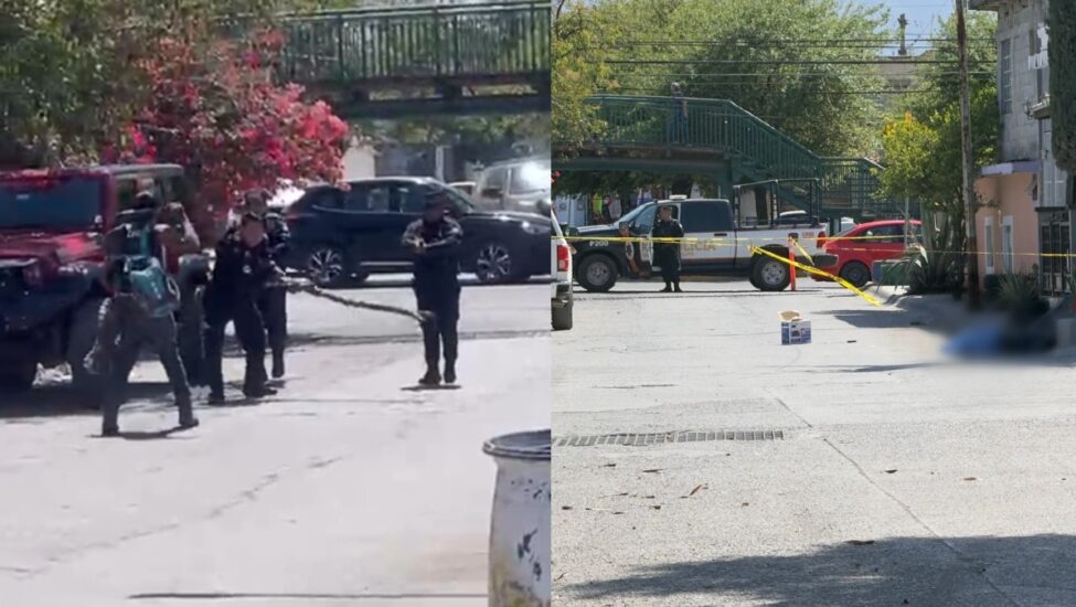 Indagan a funcionarios de policía en Guadalupe tras la trágica muerte de un padre mientras sostenía a su hijo.