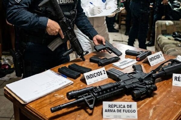 Un operativo en Torreón resultó en la detención de un hombre y el aseguramiento de réplicas de armas de fuego.