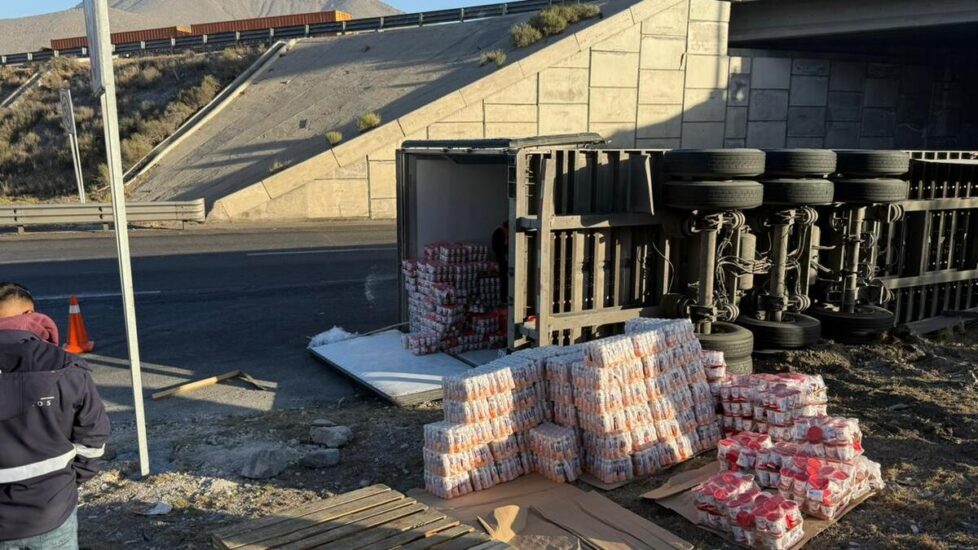 Un accidente múltiple en la carretera Saltillo–Monterrey causa largas filas y caos en la madrugada del incidente.