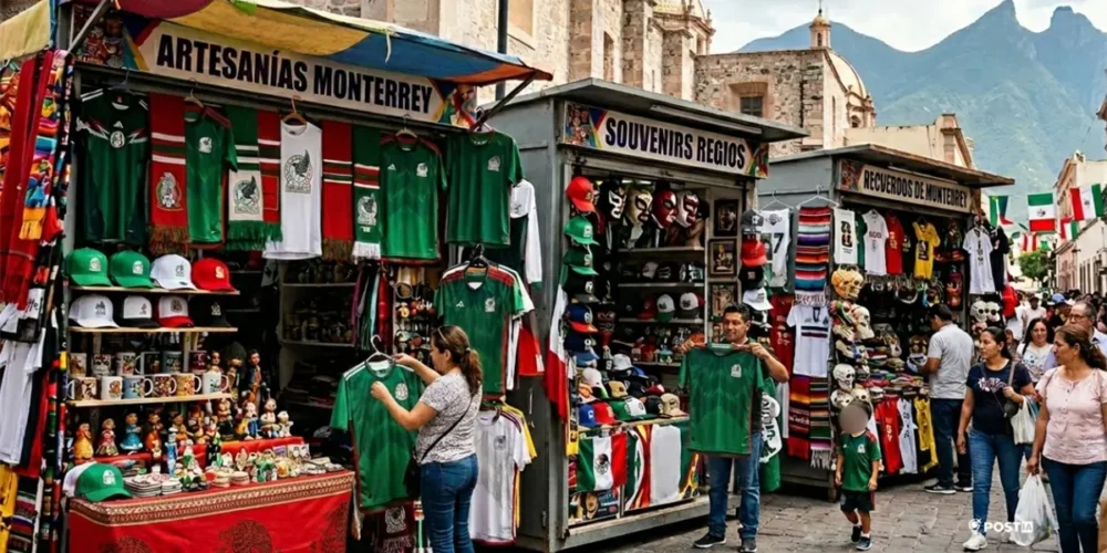 Descubre los mejores lugares de Monterrey para adquirir souvenirs durante el Mundial 2026 y donde los aficionados los encuentran.