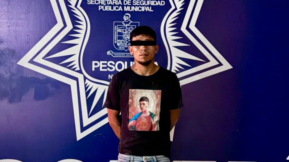 Un hombre fue arrestado en Pesquería por agredir a su pareja con un cúter, generando preocupación por la violencia de género.