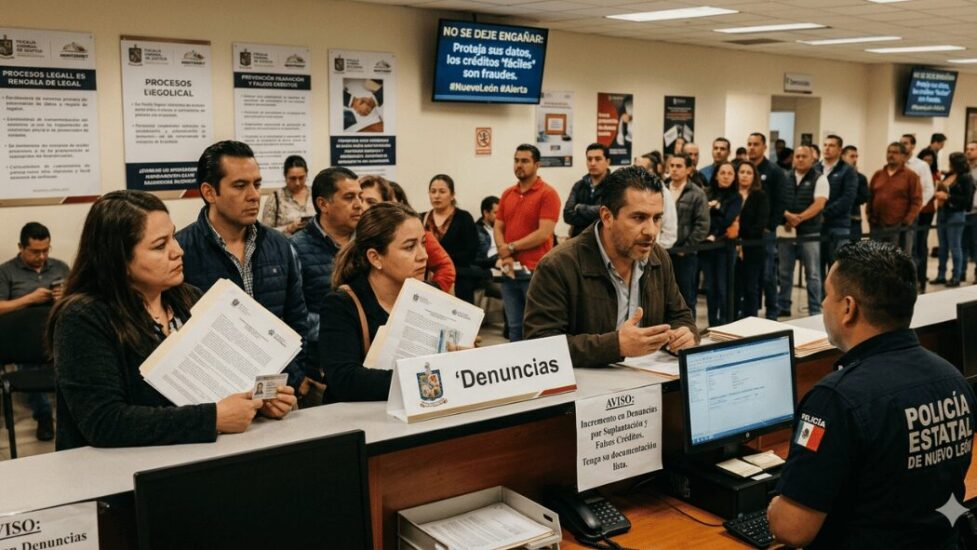 Aumentan los fraudes relacionados con suplantación y falsos créditos en Nuevo León, provocando preocupación en la comunidad.