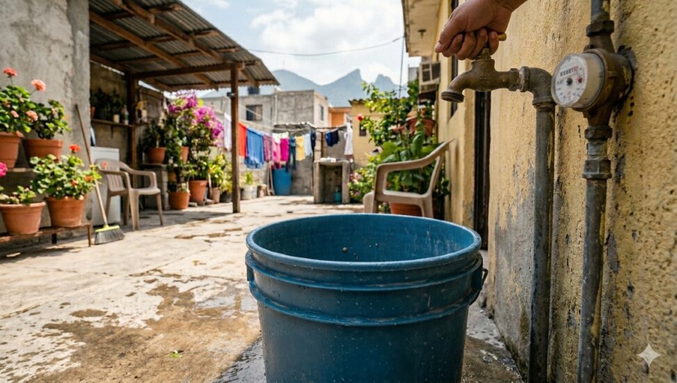 Descubre qué colonias en García, Nuevo León, están afectadas por los cortes de agua y la baja presión.